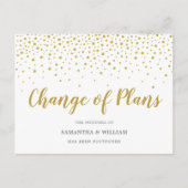 Carte postale reportée du Mariage de modification  (Devant)