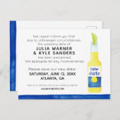 Carte postale reportée par le mariage (Devant / Derrière)