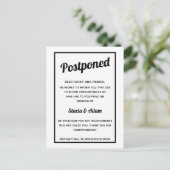 Carte postale reportée par le Mariage minimaliste (Debout devant)