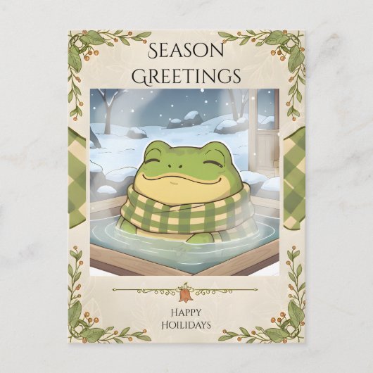 Carte Postale Repos de source chaude (Devant)