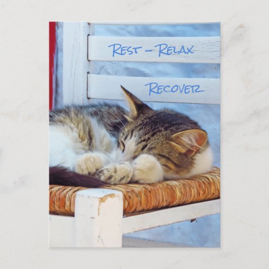 Carte postale Repos Relax Recover (Devant)