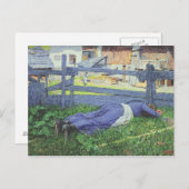 Carte Postale Repose à l'ombre (Devant / Derrière)