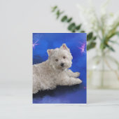 Carte Postale Repose de Westie (Debout devant)