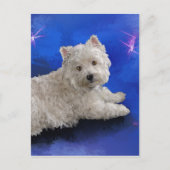 Carte Postale Repose de Westie (Devant)