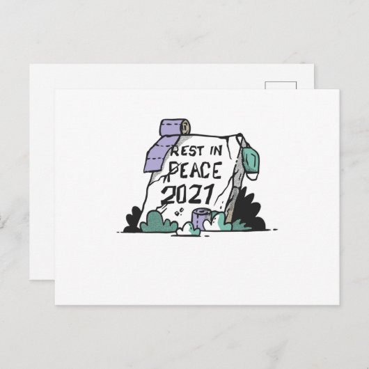 Carte Postale Repose en paix 2021 (Devant / Derrière)