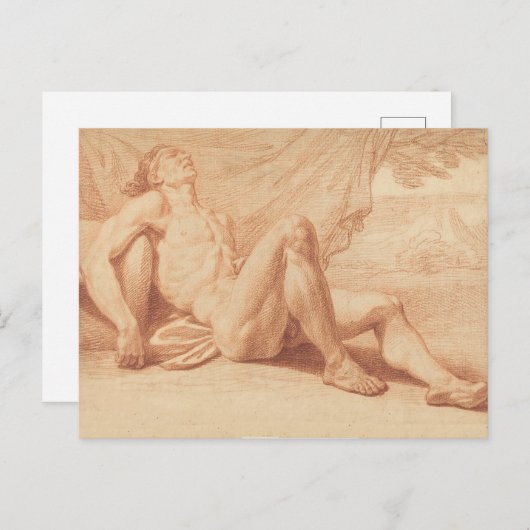 Carte Postale Repose olympique (Devant / Derrière)