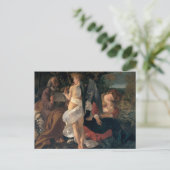 Carte Postale Repose pendant la fuite en Égypte par Caravage Pos (Debout devant)