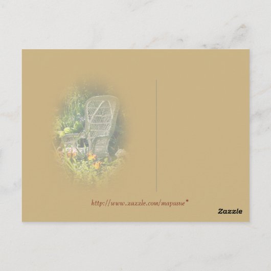 Carte Postale Repose-toi sur tes âmes... (Dos)