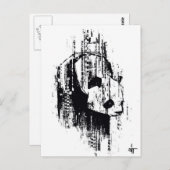 Carte Postale REPOSEZ le "code de panda " (Devant / Derrière)