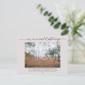 Carte Postale Repostage Mariage Distances Sociales Pale Mauve (Debout devant)