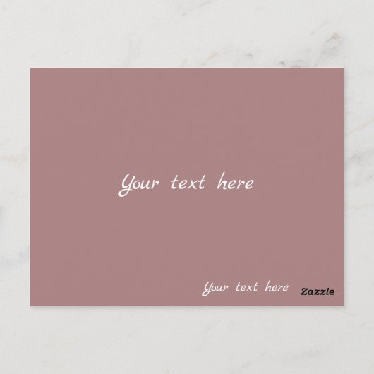 Carte Postale Représentant d'Avon (Dos)