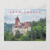 Carte postale représentant le château de Bran en R (Devant)