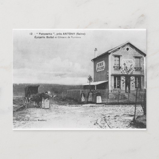 Carte postale représentant un "Panorama" près d'An (Devant)