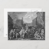 Carte Postale Représentation de la Marche des Gardes (Devant / Derrière)