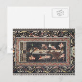 Carte Postale Représentation d'une mosaïque (Devant / Derrière)