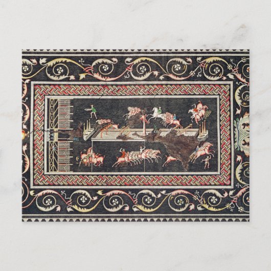 Carte Postale Représentation d'une mosaïque (Devant)