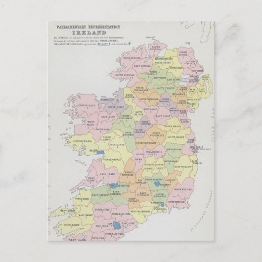 Carte Postale Représentation parlementaire | Irlande (Devant)