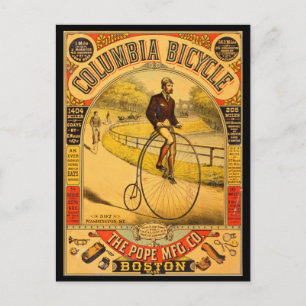 Carte postale Reprint vintage Columbia
