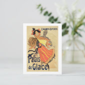 Carte Postale Reproduction d'une affiche annonçant le Palais d (Debout devant)