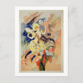 Carte Postale Reproduction d'une affiche pour un pantomime, 1891 (Devant)