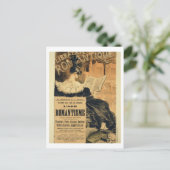 Carte Postale Reproduction d'une affiche publicitaire d'un livre (Debout devant)