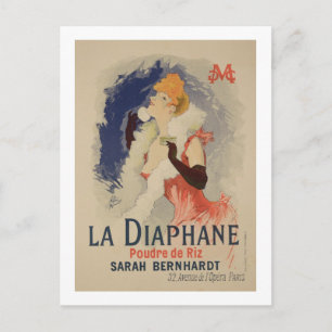Carte Postale Reproduction d'une affiche publicitaire "La Diapha