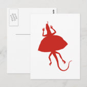 Carte Postale Reptile rouge (Devant / Derrière)