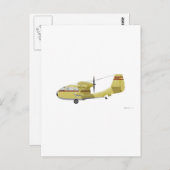 Carte Postale Republic RC-3 Seabee (Devant / Derrière)