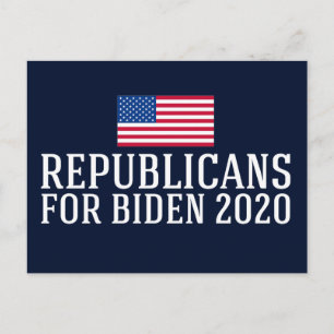 Carte Postale Républicains pour Biden 2020