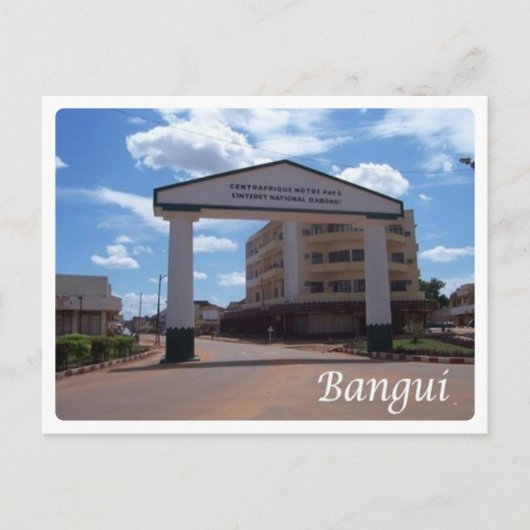 Carte Postale République centrafricaine - Bangui - (Devant)