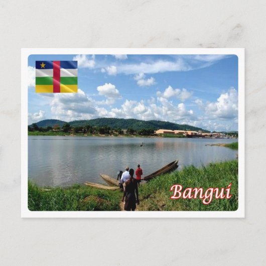 Carte Postale République centrafricaine - Bangui - Ubangi (Devant)