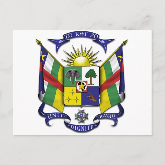 Carte Postale République centrafricaine CF (Devant)