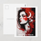 Carte postale République de Türkiye - Monde des fe (Devant / Derrière)