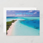 Carte Postale République des Maldives (Devant / Derrière)