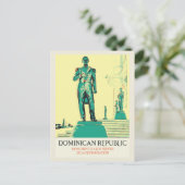 Carte Postale République Dominicaine, Héros du poste de Restaura (Debout devant)