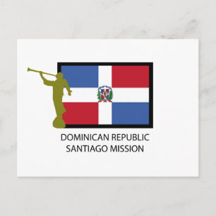CARTE POSTALE RÉPUBLIQUE DOMINICAINE SANTIAGO MISSION LDS CTR