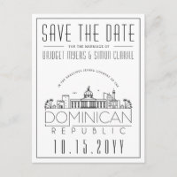 République dominicaine. | Skyline stylisée Enregis