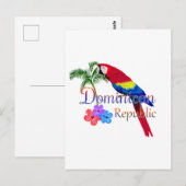 Carte Postale République Dominicaine Tropical (Devant / Derrière)