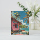 Carte Postale République Dominicaine vintage (Debout devant)