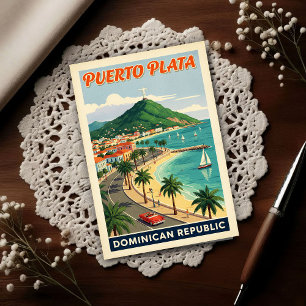 Carte Postale République dominicaine : Voyages des années 1960