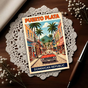 Carte Postale République dominicaine : Voyages des années 1960