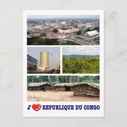 Carte Postale République du Congo - I Love - (Devant)