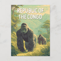 République du Congo Illustration Voyage Art