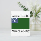 Carte Postale République du Vermont (Debout devant)