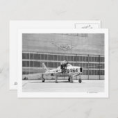 Carte Postale République F-84F sur la rampe à Moffett Field (Devant / Derrière)