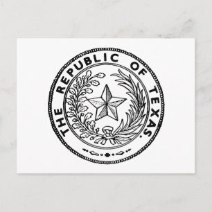 Carte Postale République sécessionniste du Texas