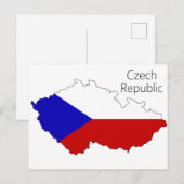 Carte Postale République tchèque (Devant / Derrière)