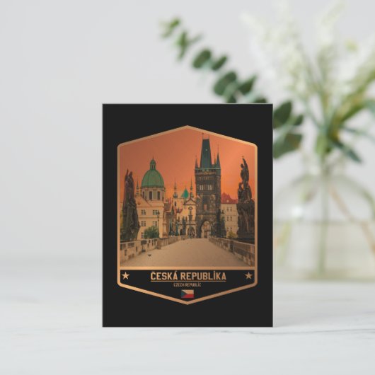 Carte Postale République tchèque (Debout devant)