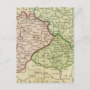 Carte Postale République tchèque et Pologne