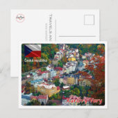 Carte Postale République tchèque - Karlovy Vary - (Devant / Derrière)